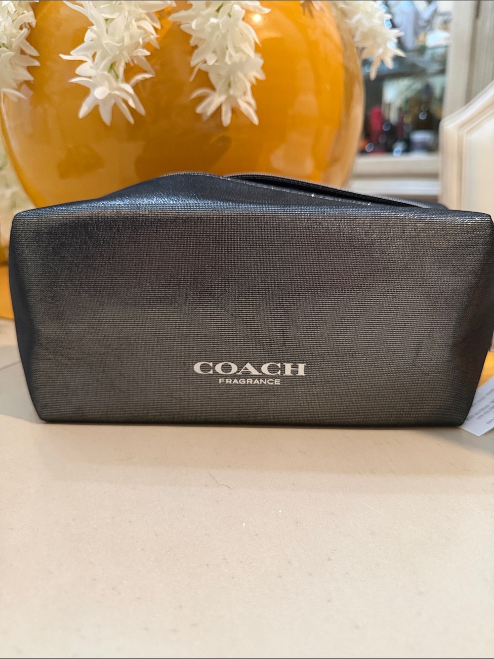 Coach Black Fragrance Toiletry Pouch